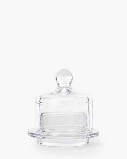 Plat à condiments en verre chrétien