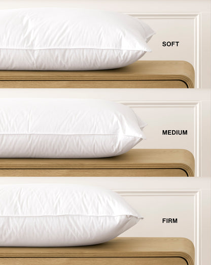 Oreiller de lit classique en duvet