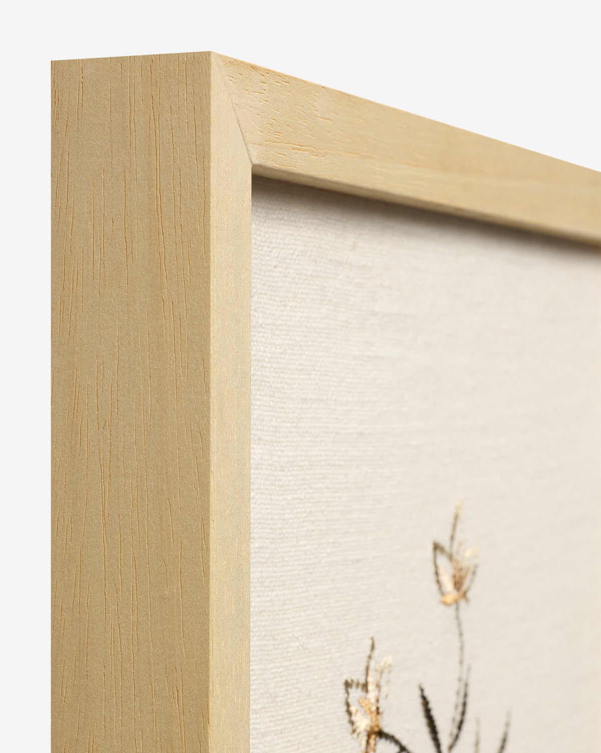 Fleurs de lutin brodées