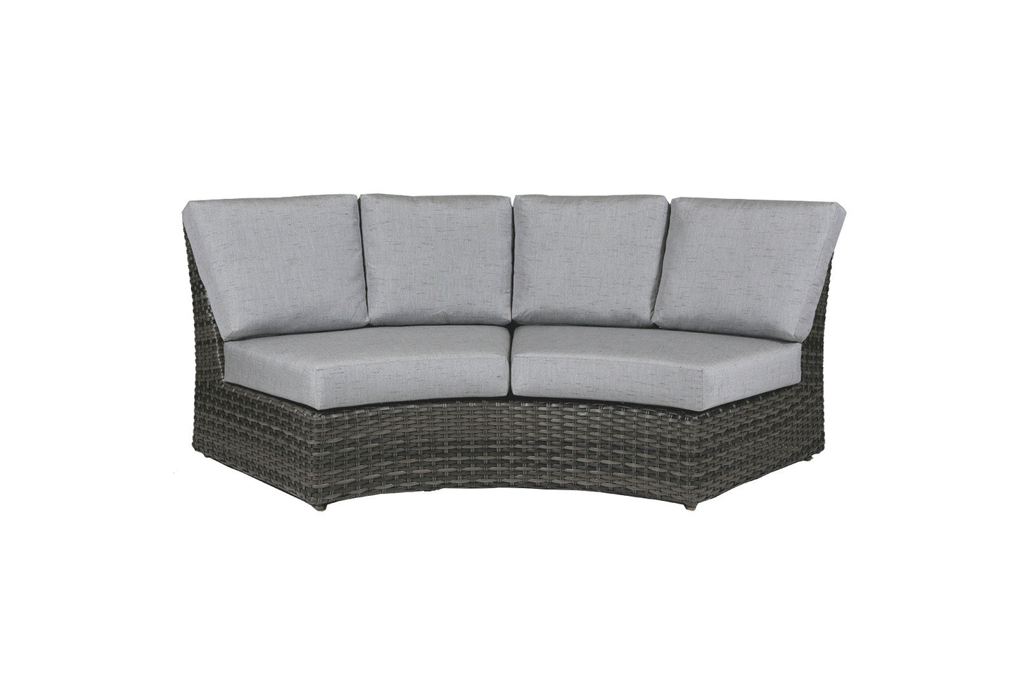 Canapé compensé sans accoudoirs Portfino - Gris