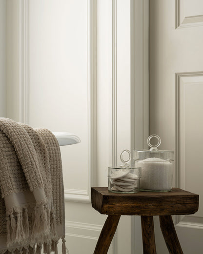 Boîte avec couvercle en verre