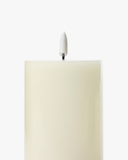 Bougie pilier sans flamme