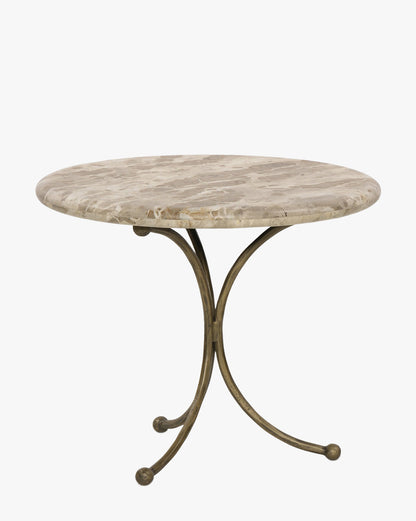 Table d'appoint en marbre fossile