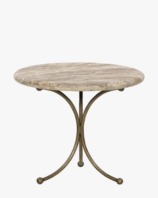 Table d'appoint en marbre fossile