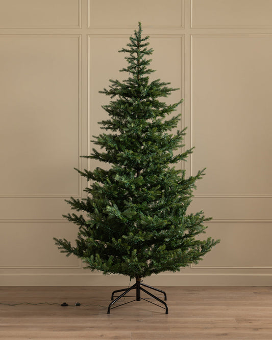 Sapin artificiel pré-éclairé Grandis de 9 pi