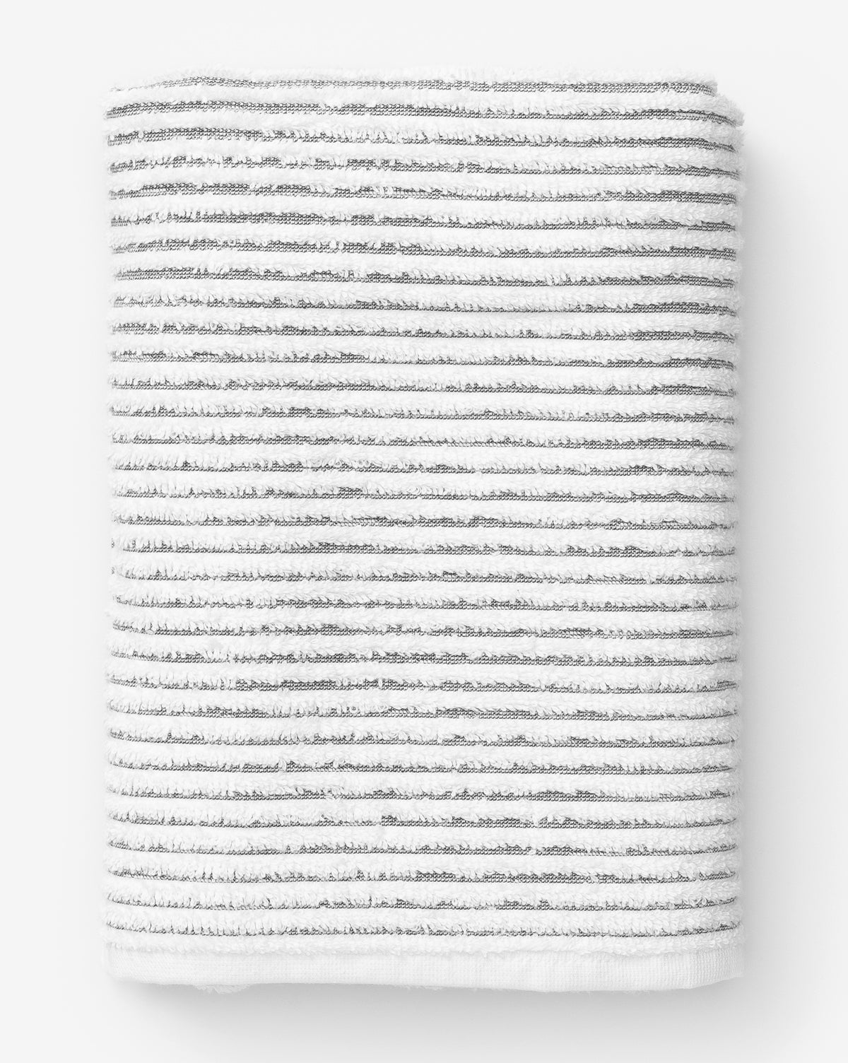 Collection de bain à rayures grises