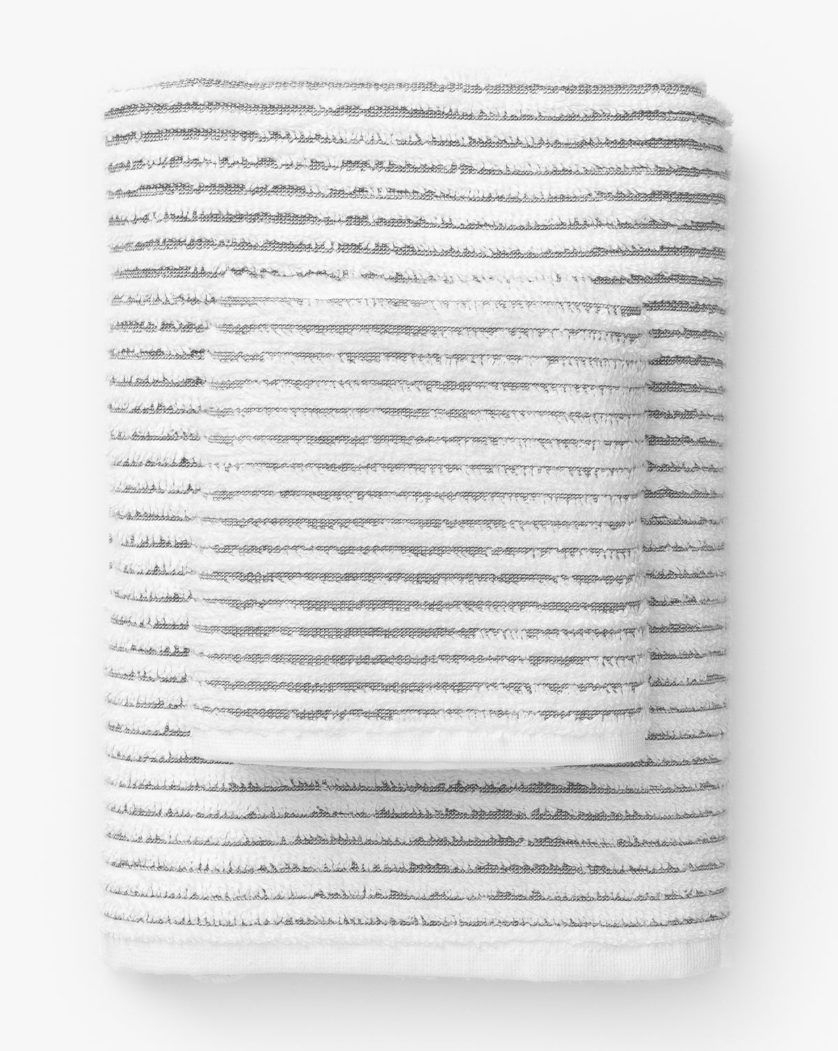 Collection de bain à rayures grises