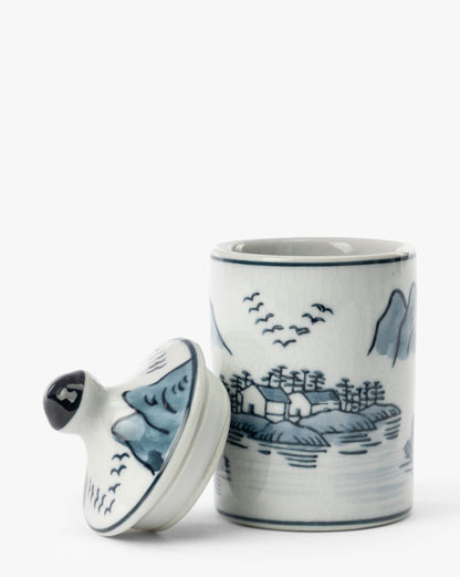 Pots à épices peints à la main (lot de 4)