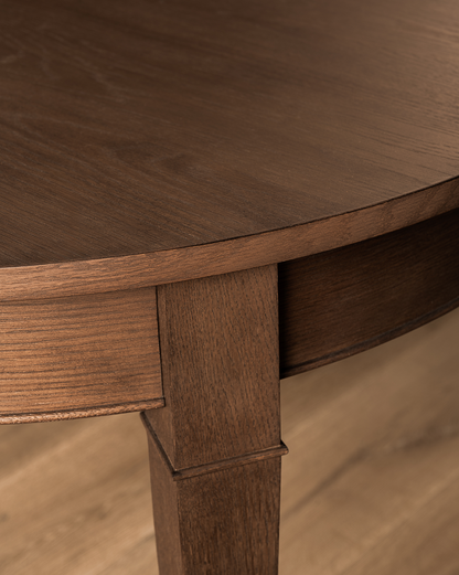 Table à manger extensible en chêne Hughes