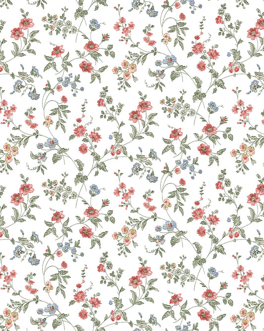 Papier peint floral Kittredge