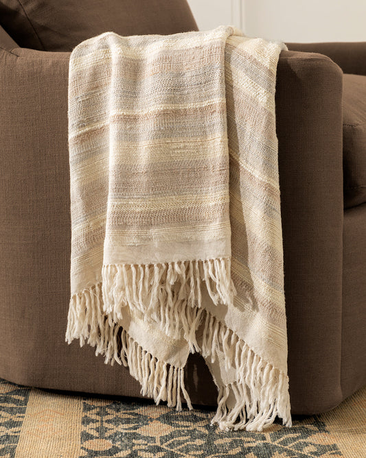 Jeté à rayures Laney