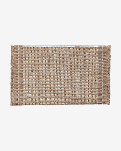 Tapis en jute tissé à la main naturel de Gérone