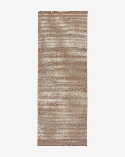 Tapis en jute tissé à la main naturel de Gérone