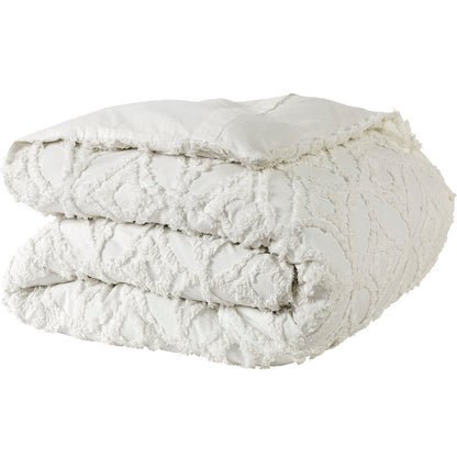 Housse de couette et taies d'oreiller Madison - Blanc