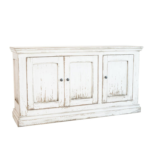 Buffet 3 portes Mira - Blanc antique 