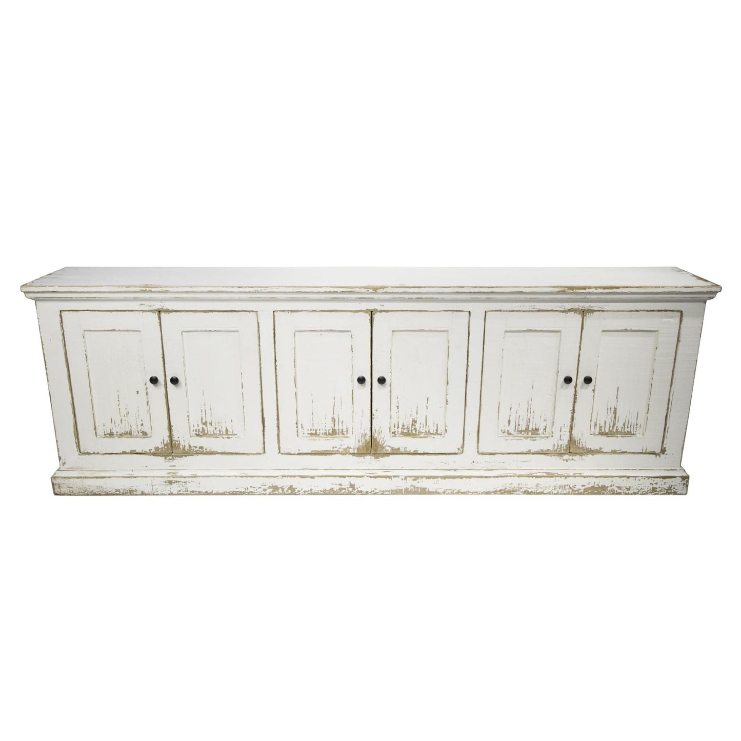 Buffet Mira 6 portes - Blanc antique 