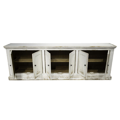 Buffet Mira 6 portes - Blanc antique 