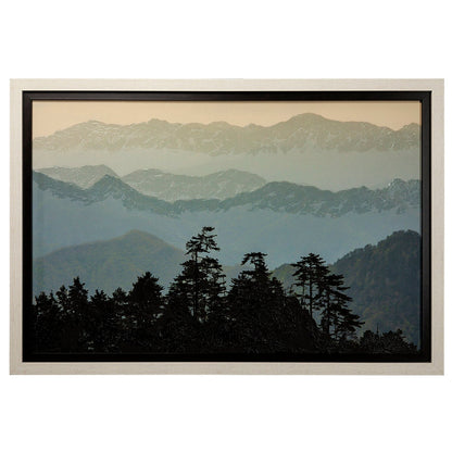 Art encadré - Bonheur de la montagne 