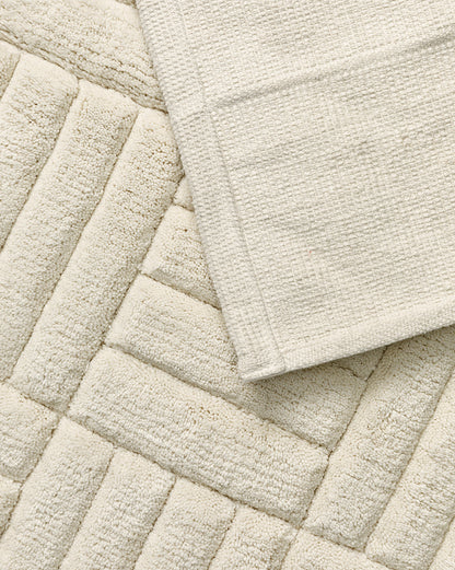 Tapis de bain en coton Perdita