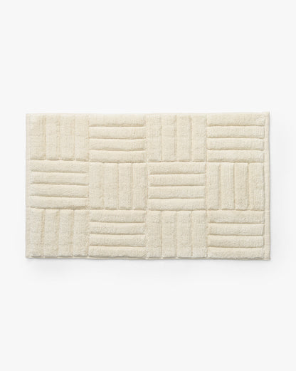 Tapis de bain en coton Perdita