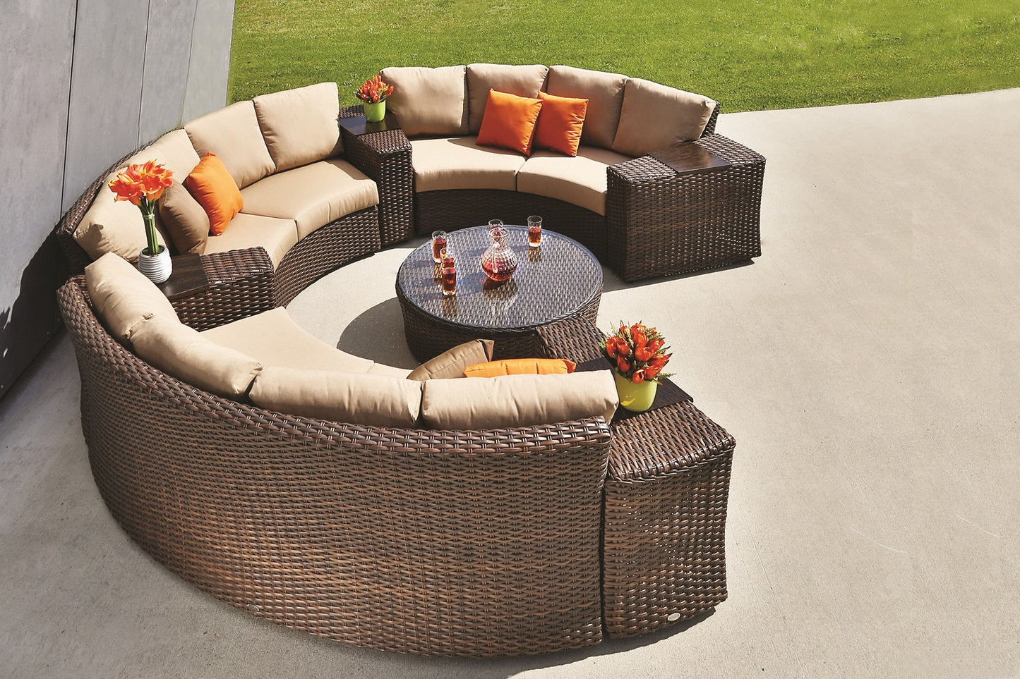 Fauteuil sans accoudoirs Portfino - Espresso