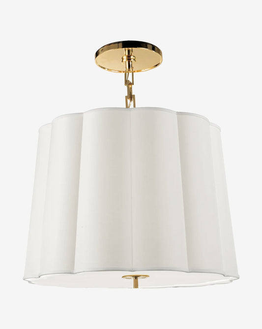 Lustre à coquilles Saint-Jacques