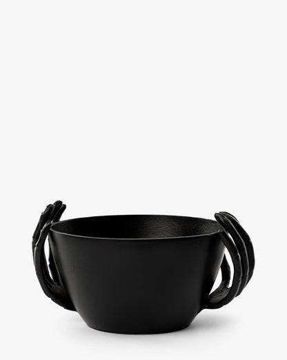 Bol à friandises en forme de mains de squelette