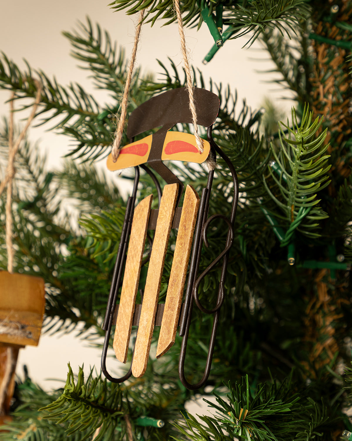 Ensemble de décorations de traîneau (ensemble de 3)