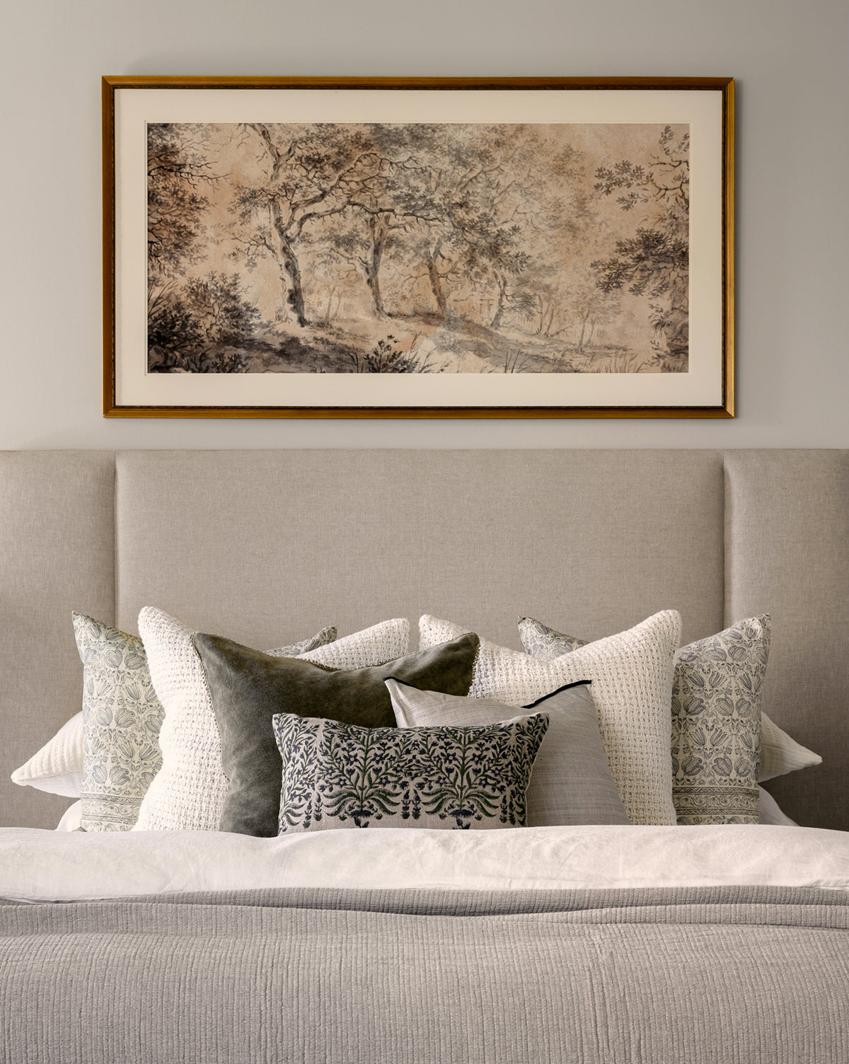 Housse de coussin à imprimé floral Danny