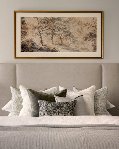 Housse de coussin à imprimé floral Danny