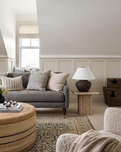 Housse de coussin à imprimé floral Danny