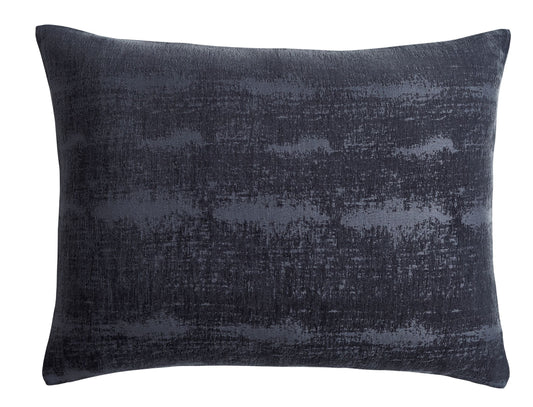 Couvre-lit et taies d'oreiller en velours écrasé - Noir