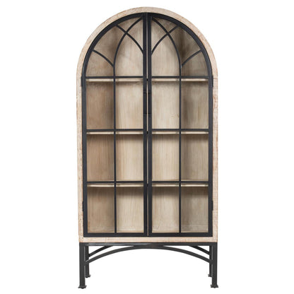 Armoire cintrée Vickie - Blanc lavé