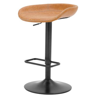 Tabouret de bar Vogue à vérin à gaz en cèdre vintage