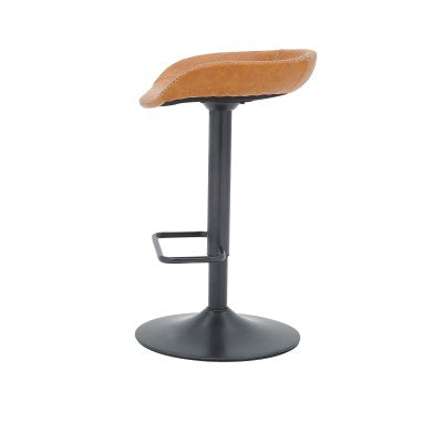 Tabouret de bar Vogue à vérin à gaz en cèdre vintage