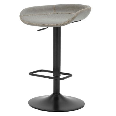 Tabouret de bar Vogue à vérin à gaz gris brume vintage