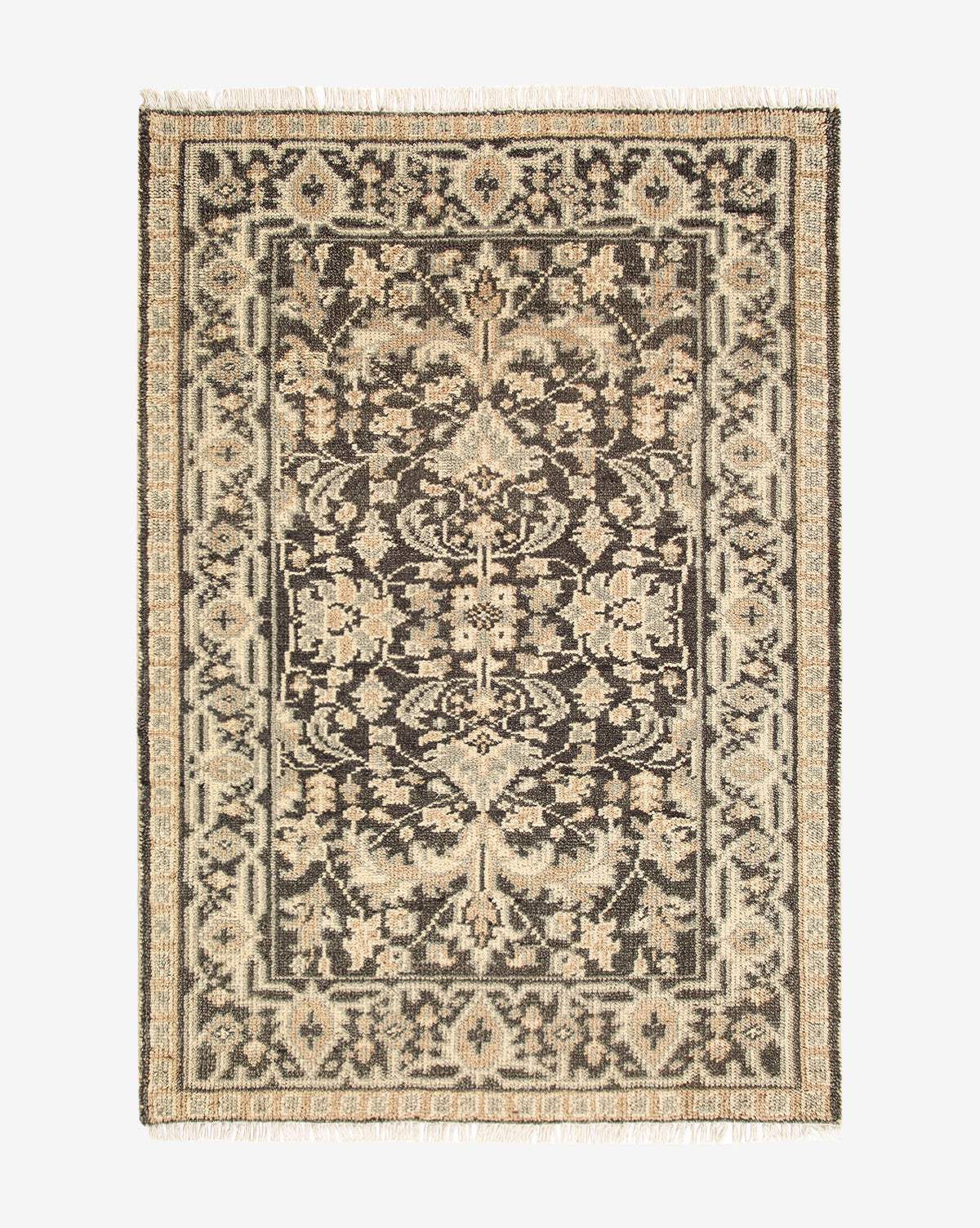 Tapis en laine noué à la main Wayland