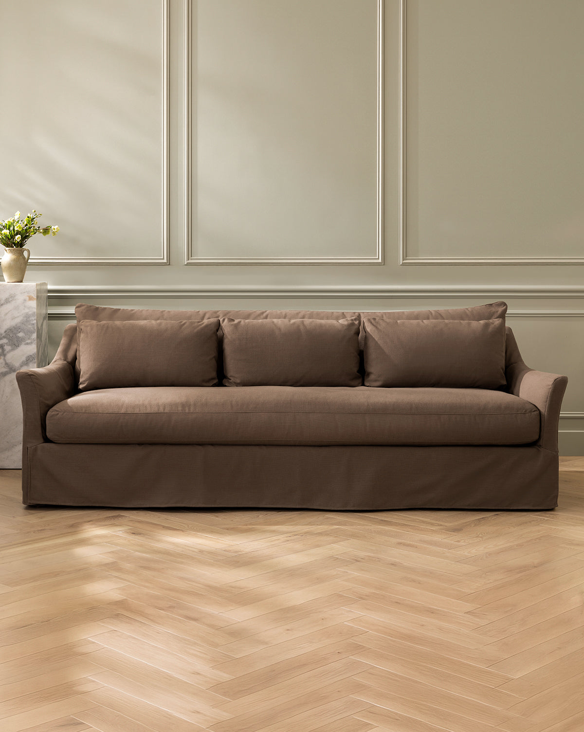 Canapé à housse classique Wilhelmina (85-110)