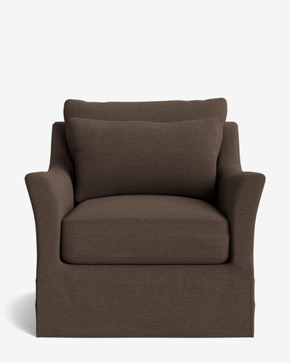 Fauteuil pivotant avec housse Wilhelmina