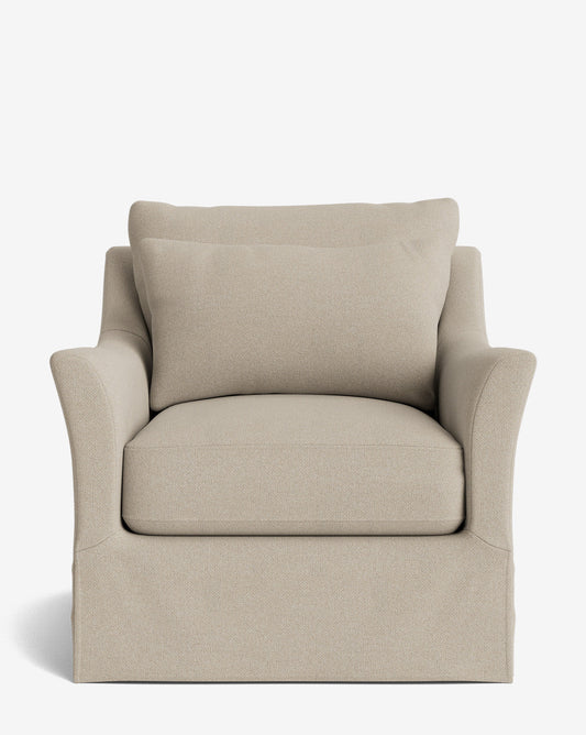 Fauteuil pivotant avec housse Wilhelmina