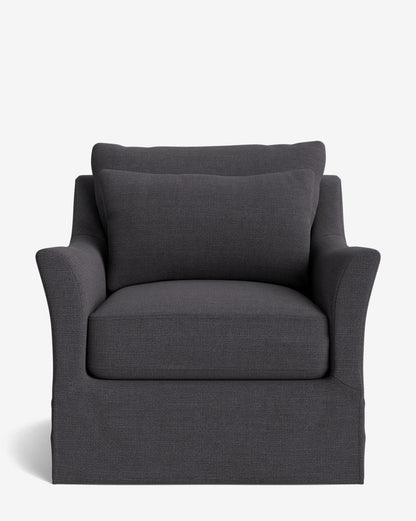 Fauteuil pivotant avec housse Wilhelmina