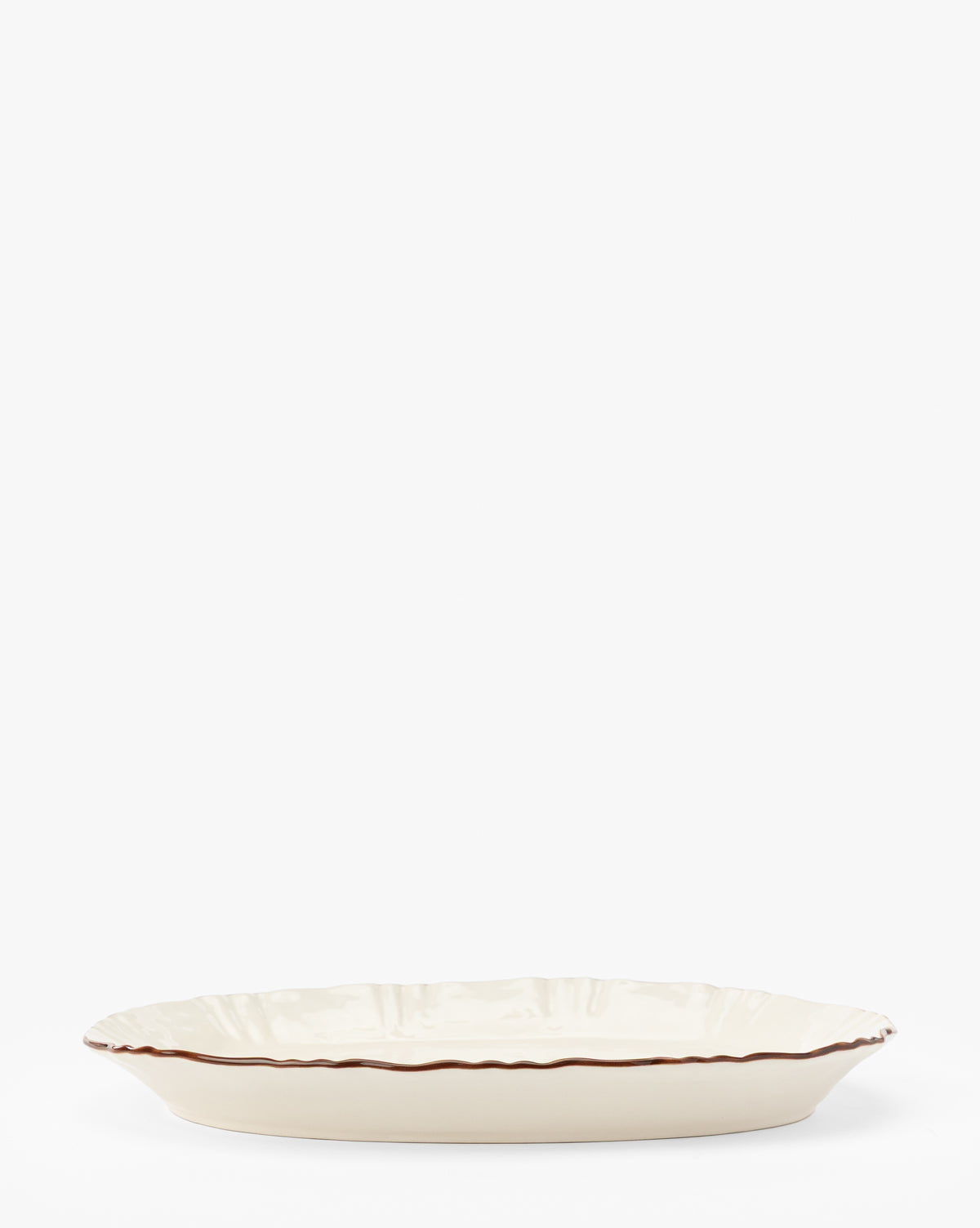 Plat de service en osier