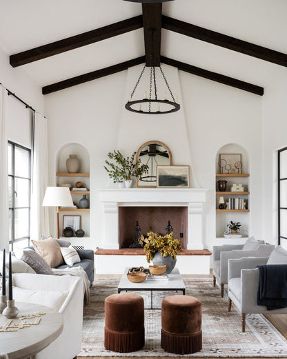 Tabouret à franges Astrid