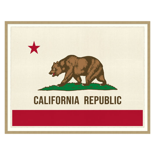 Art encadré - Drapeau de la Californie 