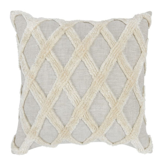 Coussin Elliott Ivoire 22x22