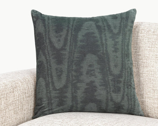 Coussin vert lierre 22x22 