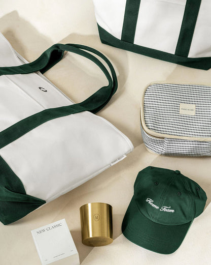 Trousse de beauté à carreaux vichy