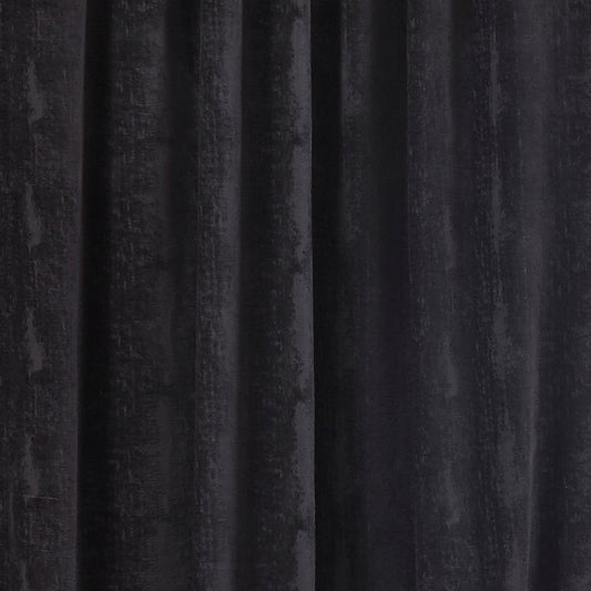 Panneau de draperie en velours écrasé - Noir