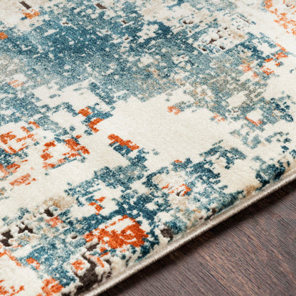 Tapis bleu sarcelle de Pune