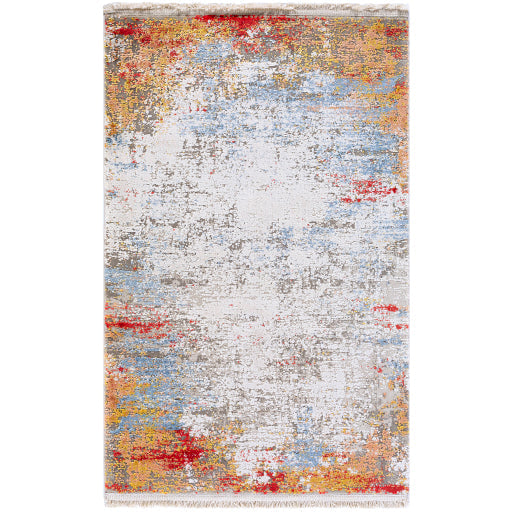 Tapis orange brûlé solaire